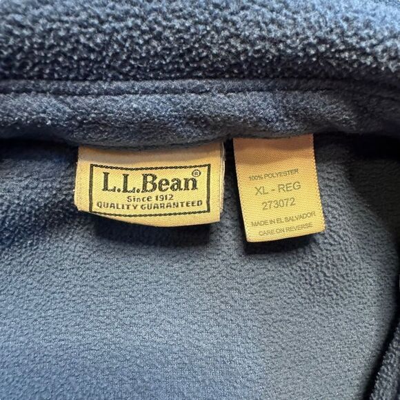 L.L. Bean Men's Chamois Light Blue Shirt Shacket Jacket Heavy Flannel Size XL - Picture 4 of 8